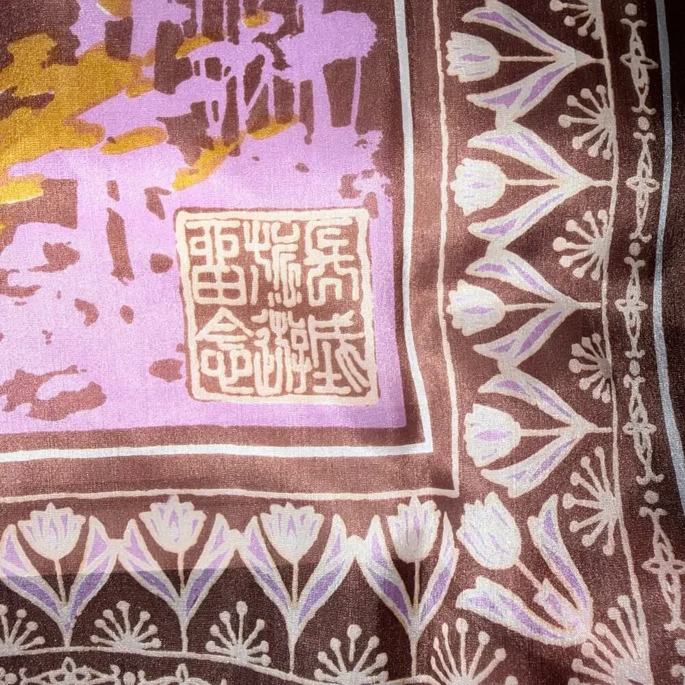 None vintage silk